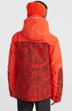 O’Neill O'Riginals Block Wintersportjas | Red Sketcheritage