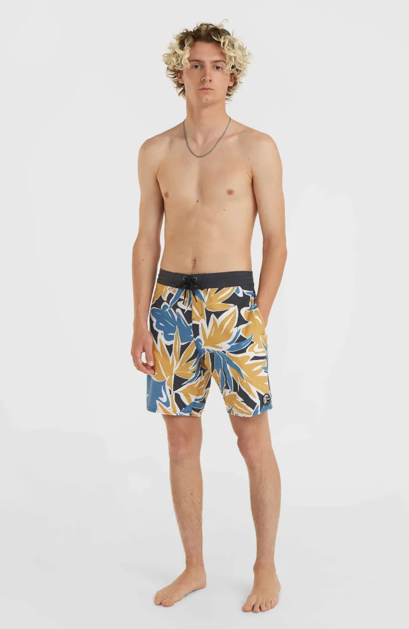 New O’Neill O'Riginals Print 18" Cruzers Boardshort | Seafoam Black