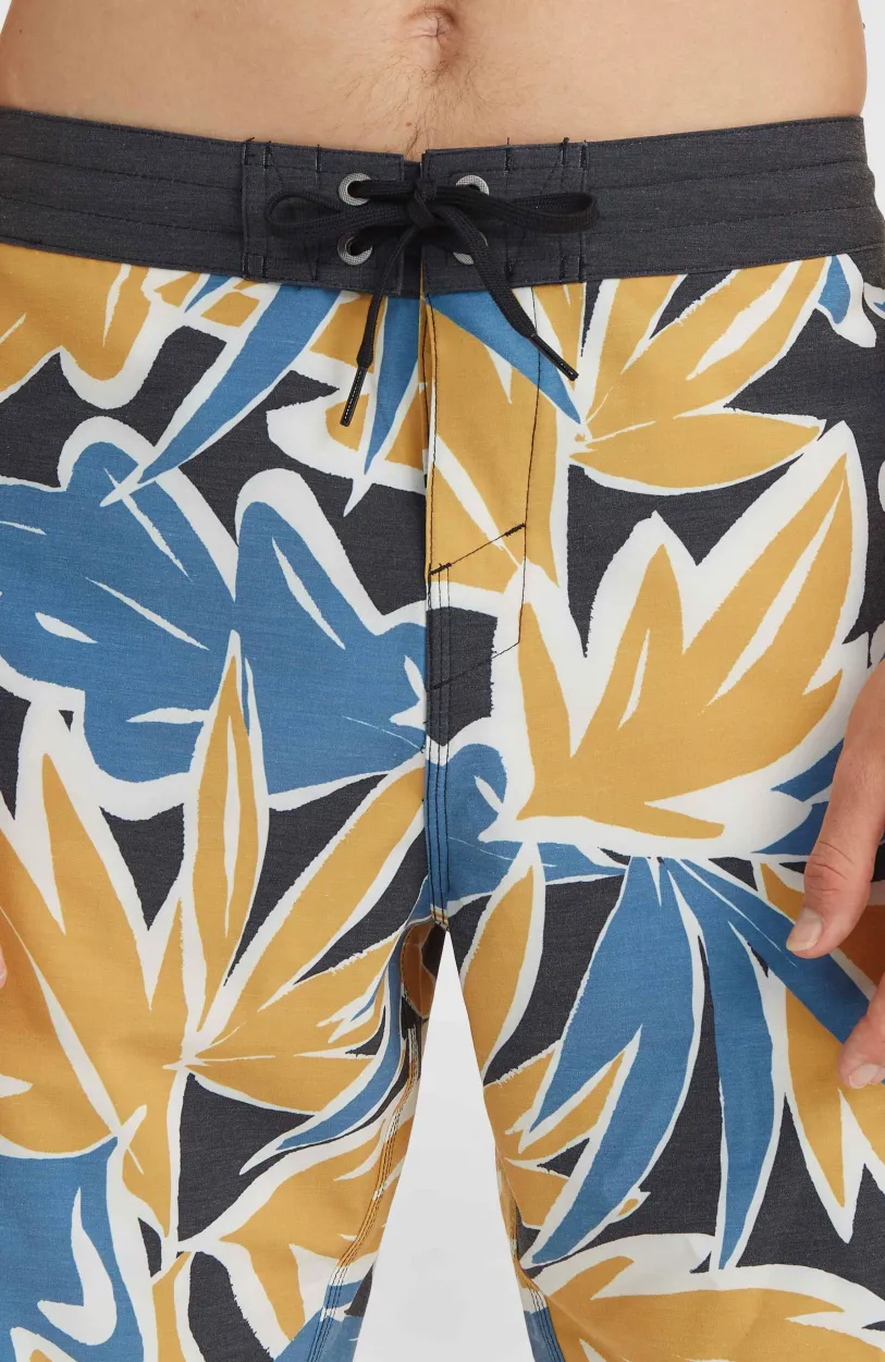 New O’Neill O'Riginals Print 18" Cruzers Boardshort | Seafoam Black