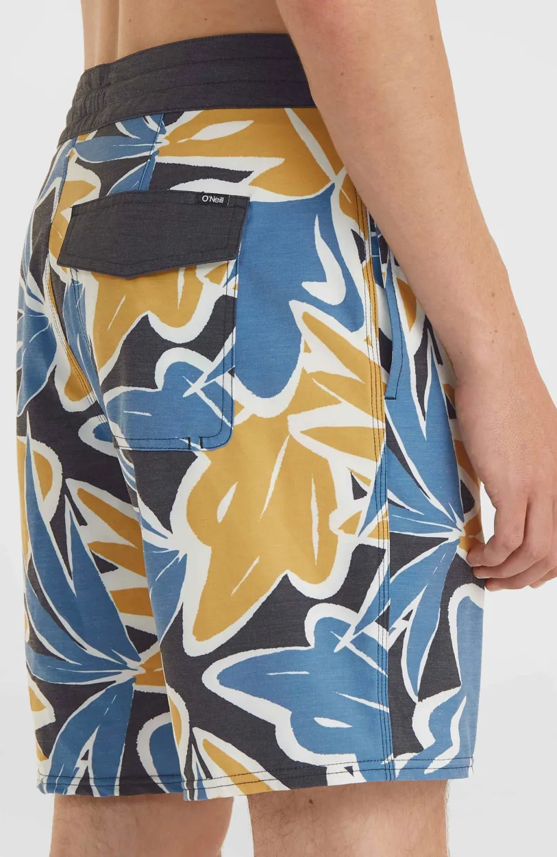 New O’Neill O'Riginals Print 18" Cruzers Boardshort | Seafoam Black
