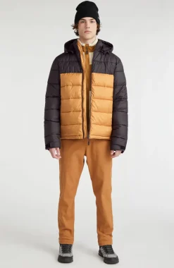 Sale O’Neill O'Riginals Pufferjas | Rich Caramel Colour block