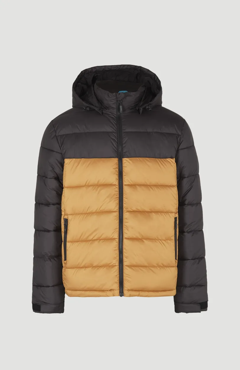Sale O’Neill O'Riginals Pufferjas | Rich Caramel Colour block