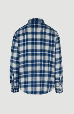 Outlet O’Neill Overhemd O'Neill TRVLR Series Flannel Check | Blue Shadow Check