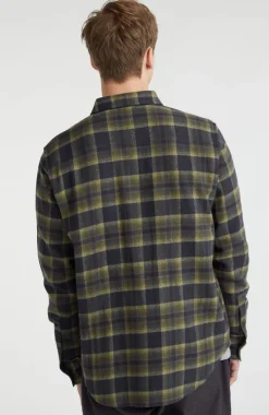 Outlet O’Neill Overhemd O'Neill TRVLR Series Flannel Check | Green Shadow Check