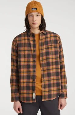 Outlet O’Neill Overhemd O'Neill TRVLR Series Flannel Check | Beige Shadow Check