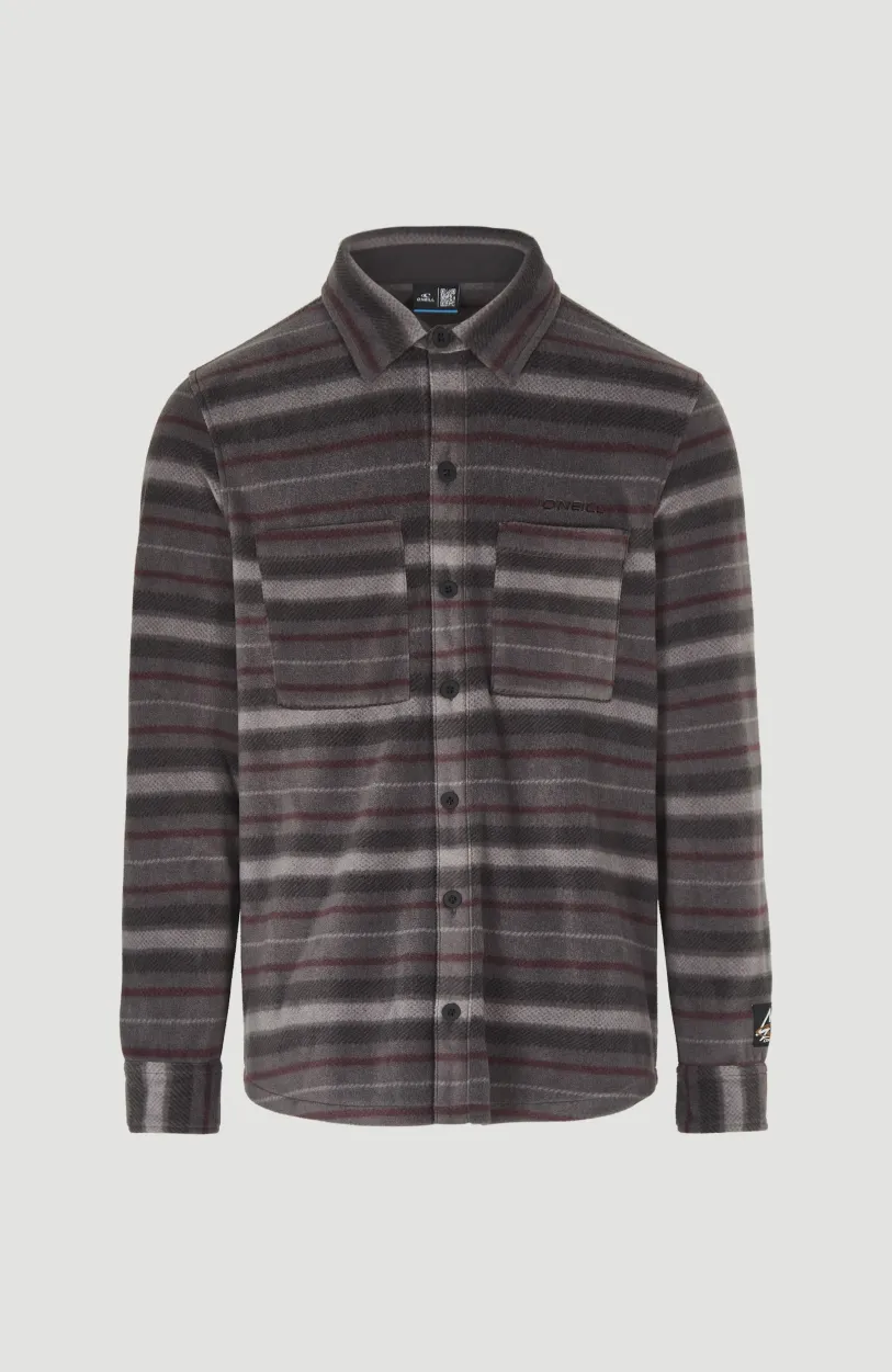 O’Neill Overhemd Superfleece | Grey Crossover Stripe