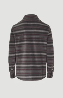 O’Neill Overhemd Superfleece | Grey Crossover Stripe