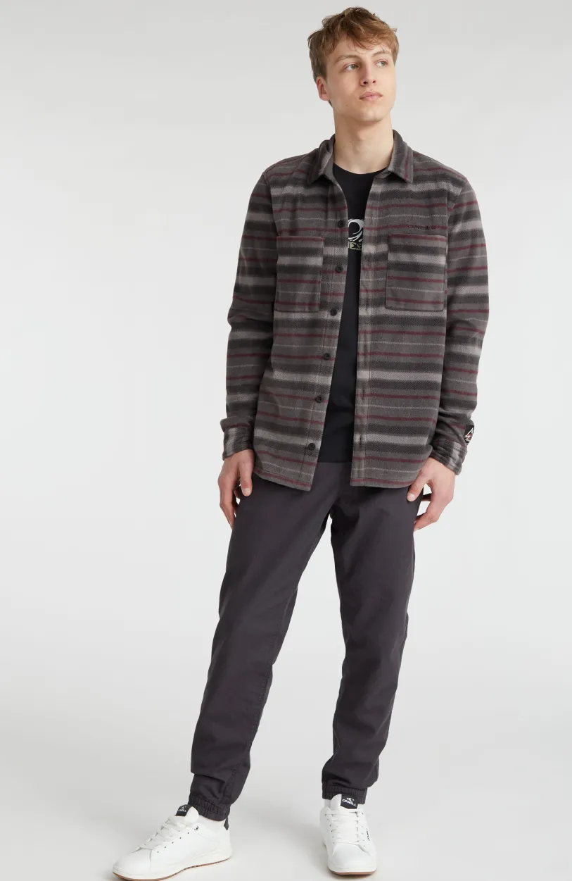 O’Neill Overhemd Superfleece | Grey Crossover Stripe