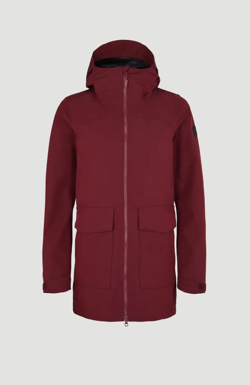 New O’Neill Parka O'Neill TRVLR Series Journey Shell | Windsor Wine