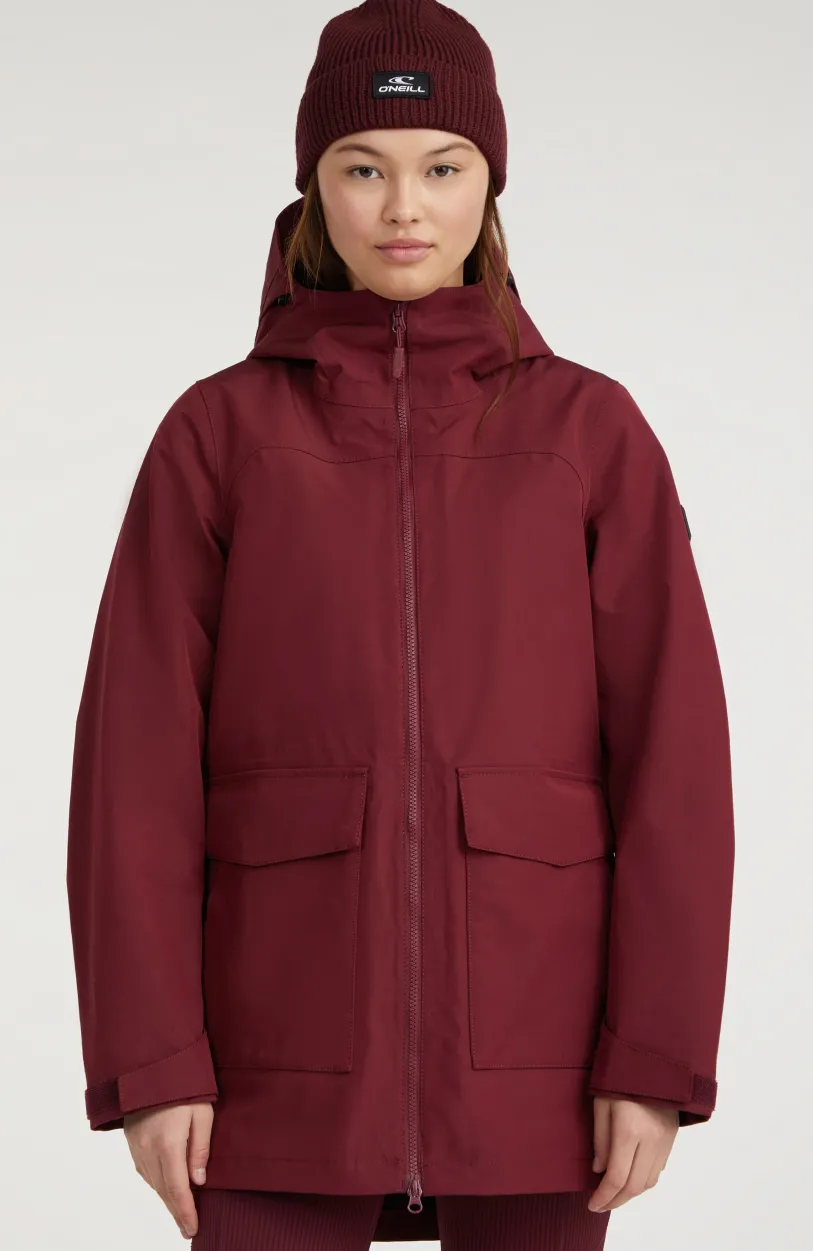 New O’Neill Parka O'Neill TRVLR Series Journey Shell | Windsor Wine