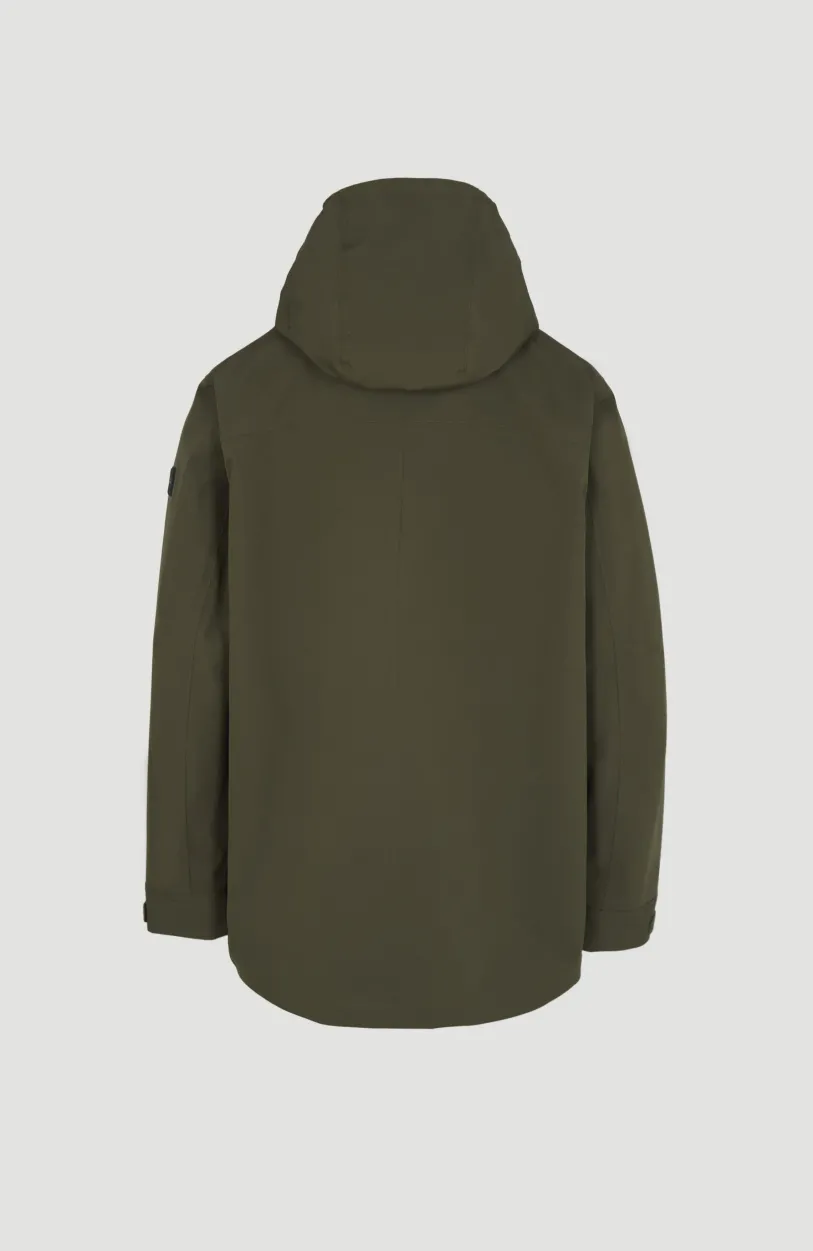 Hot O’Neill Parka O'Neill TRVLR Series Journey Shell | Forest Night