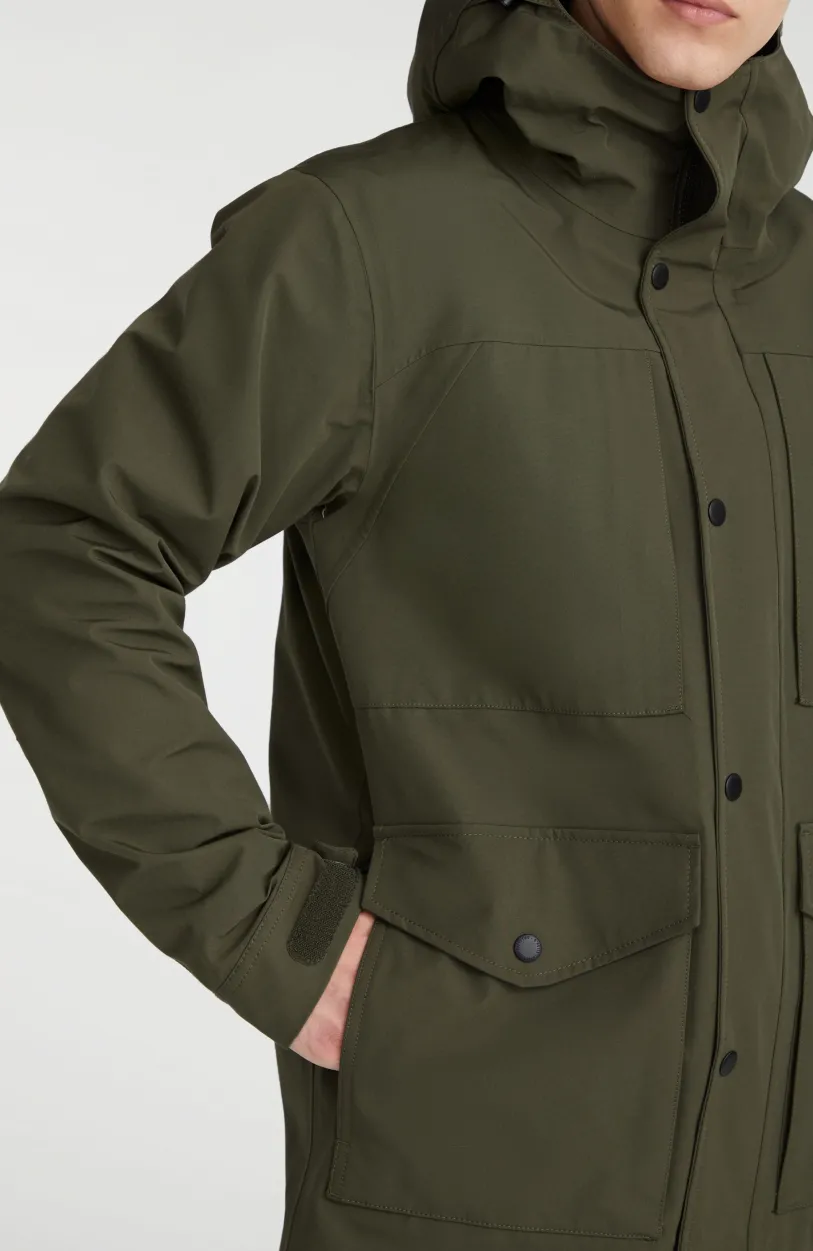 Hot O’Neill Parka O'Neill TRVLR Series Journey Shell | Forest Night