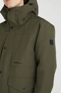 Hot O’Neill Parka O'Neill TRVLR Series Journey Shell | Forest Night