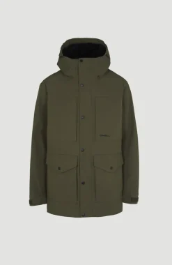 Hot O’Neill Parka O'Neill TRVLR Series Journey Shell | Forest Night