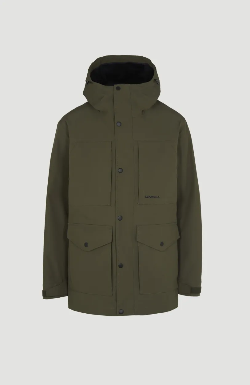 Hot O’Neill Parka O'Neill TRVLR Series Journey Shell | Forest Night