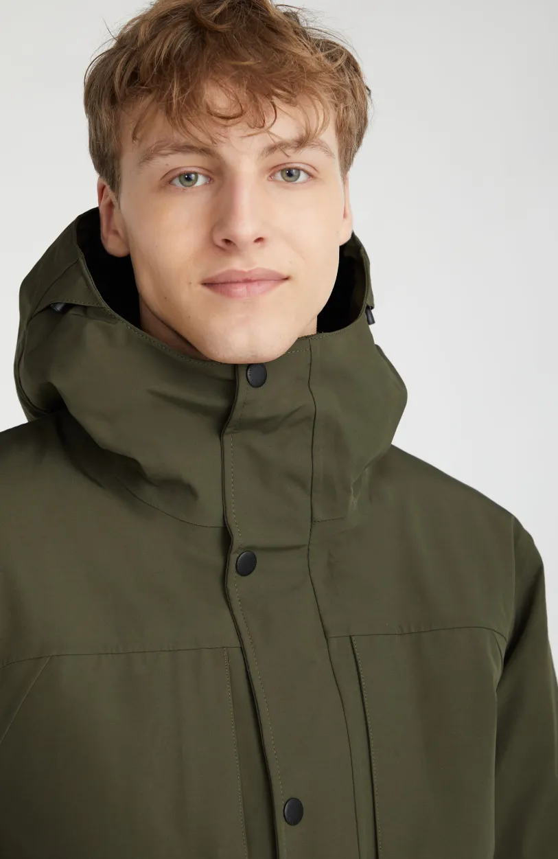 Hot O’Neill Parka O'Neill TRVLR Series Journey Shell | Forest Night