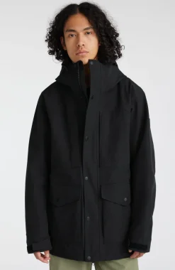 Outlet O’Neill Parka O'Neill TRVLR Series Journey Shell | Black Out
