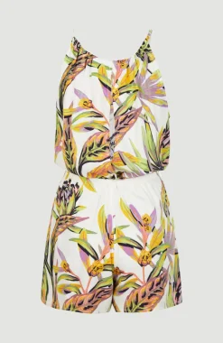 O’Neill Playsuit Leina | White Tropical Flower