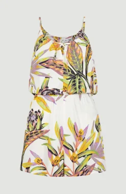 O’Neill Playsuit Leina | White Tropical Flower