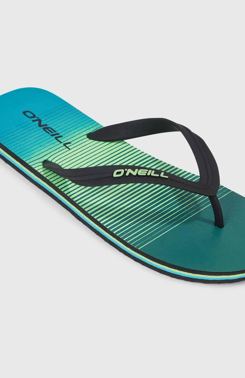 New O’Neill Profile Graphic Slippers | Beetle Juice Simple Gradient Panel