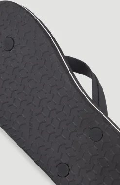 Clearance O’Neill Profile Graphic Slippers | Black Simple Gradient B Panel