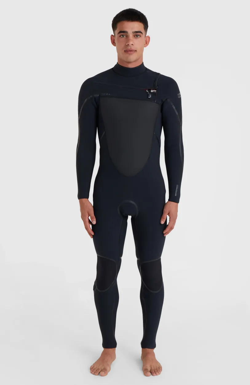 Sale O’Neill Psycho Tech 4/3mm Chest Zip Full Wetsuit | BLACK/BLACK