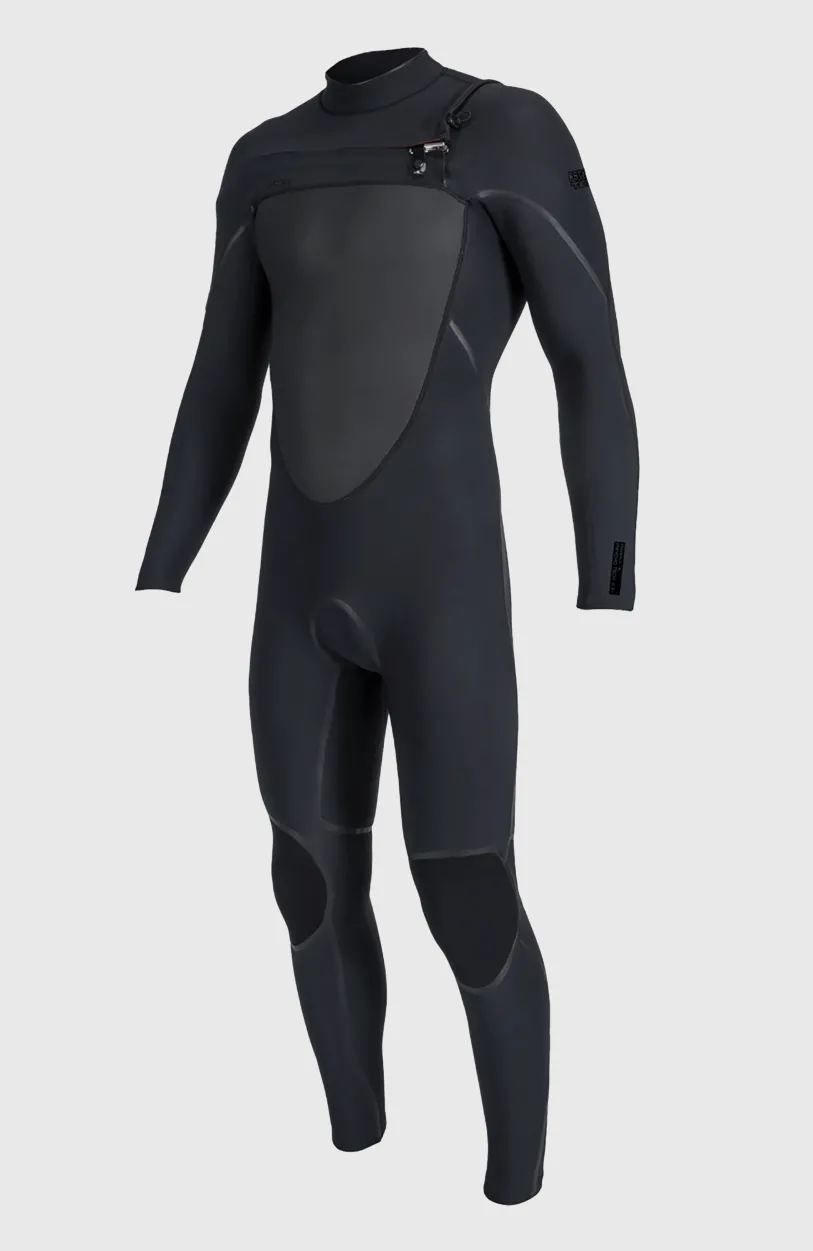 Sale O’Neill Psycho Tech 4/3mm Chest Zip Full Wetsuit | BLACK/BLACK
