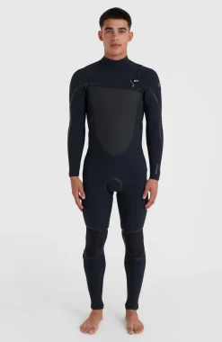 Sale O’Neill Psycho Tech 4/3mm Chest Zip Full Wetsuit | BLACK/BLACK