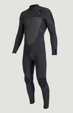 O’Neill Psycho Tech 5/4mm Chest Zip Full Wetsuit | BLACK/BLACK