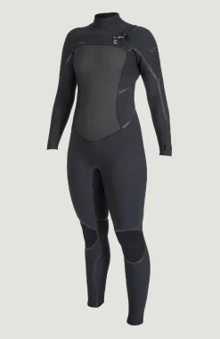 Clearance O’Neill Psycho Tech 5/4mm Chest Zip Full Wetsuit | BLACK/BLACK