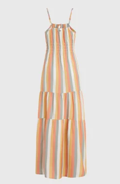 New O’Neill Quorra Maxi-jurk | Orange Multistripe