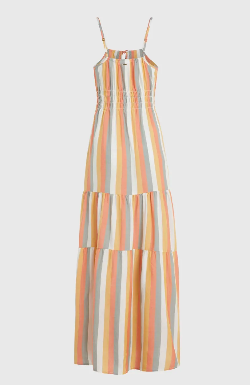 New O’Neill Quorra Maxi-jurk | Orange Multistripe