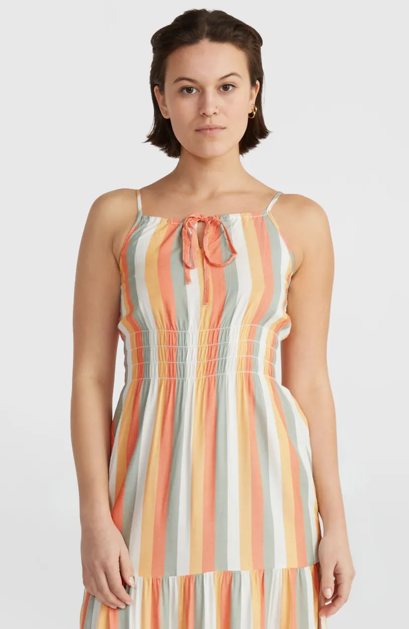New O’Neill Quorra Maxi-jurk | Orange Multistripe
