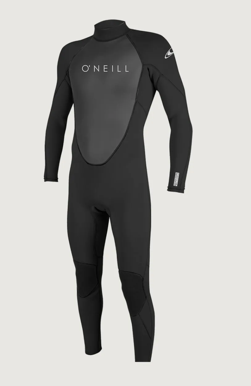Discount O’Neill Reactor-2 3/2mm Back Zip Full Wetsuit | BLACK/BLACK