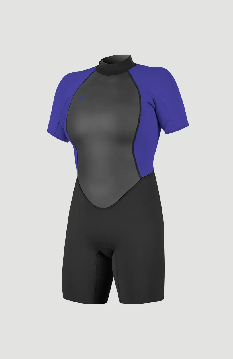 Hot O’Neill Reactor-2 2mm Back Zip Shortsleeve Spring Wetsuit | BLACK/COBALT