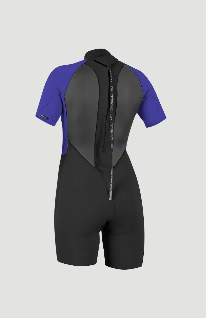 Hot O’Neill Reactor-2 2mm Back Zip Shortsleeve Spring Wetsuit | BLACK/COBALT