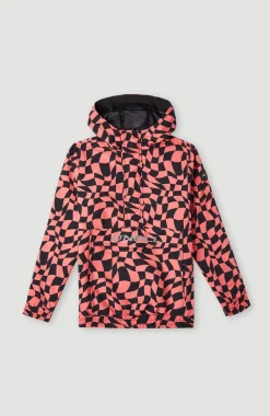 Hot O’Neill Ridge Anorak Jas | Pink Checkboard