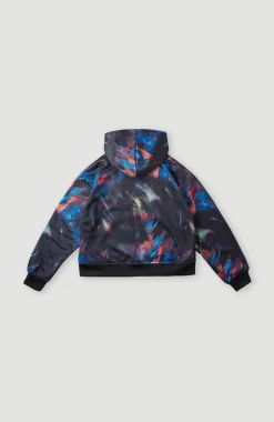 New O’Neill Rutile Hooded Fleece | Black Future Fade