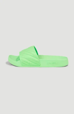 Best O’Neill Rutile Slippers | Neon Green