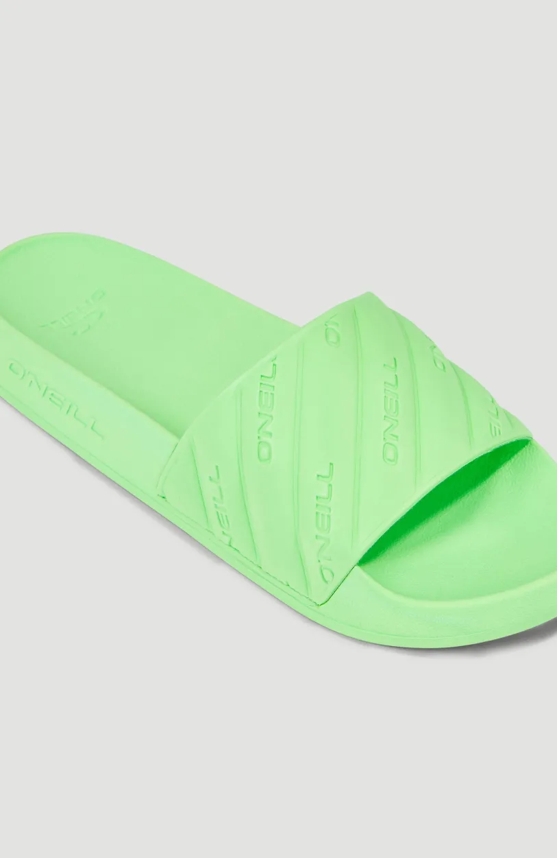 Best O’Neill Rutile Slippers | Neon Green