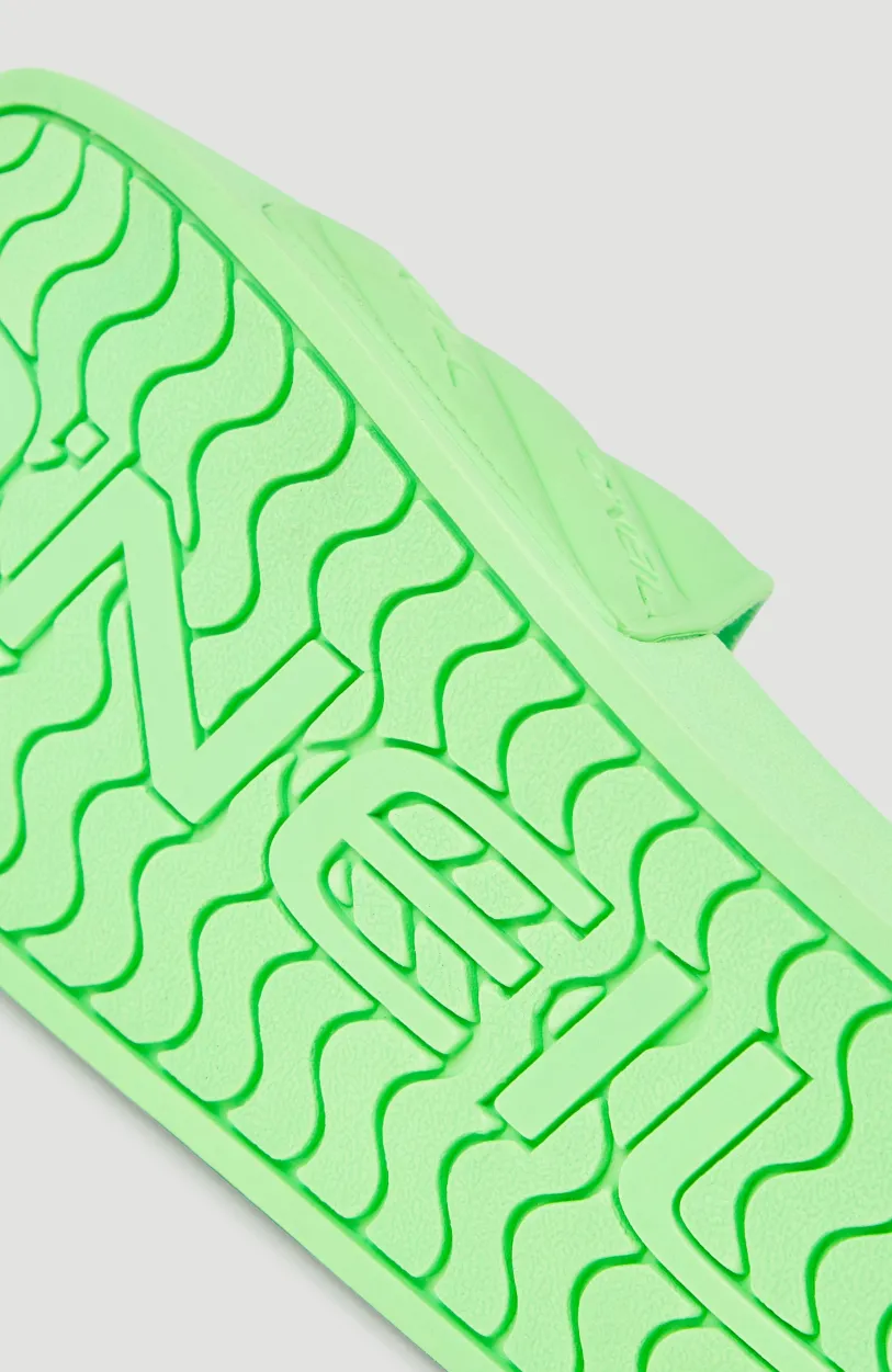 Best O’Neill Rutile Slippers | Neon Green