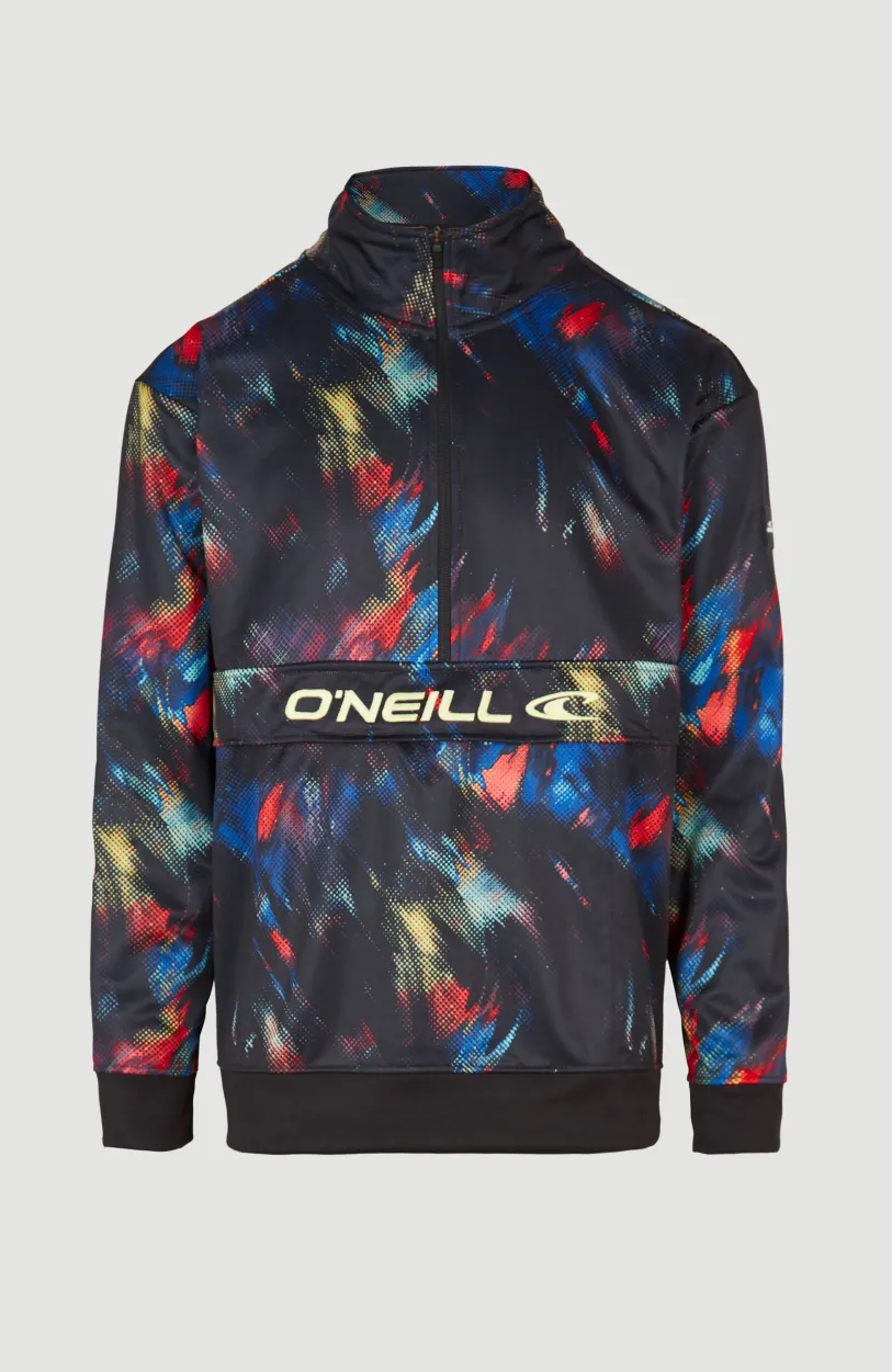 Discount O’Neill Rutile Solid Half Zip Anorak | Black Future Fade