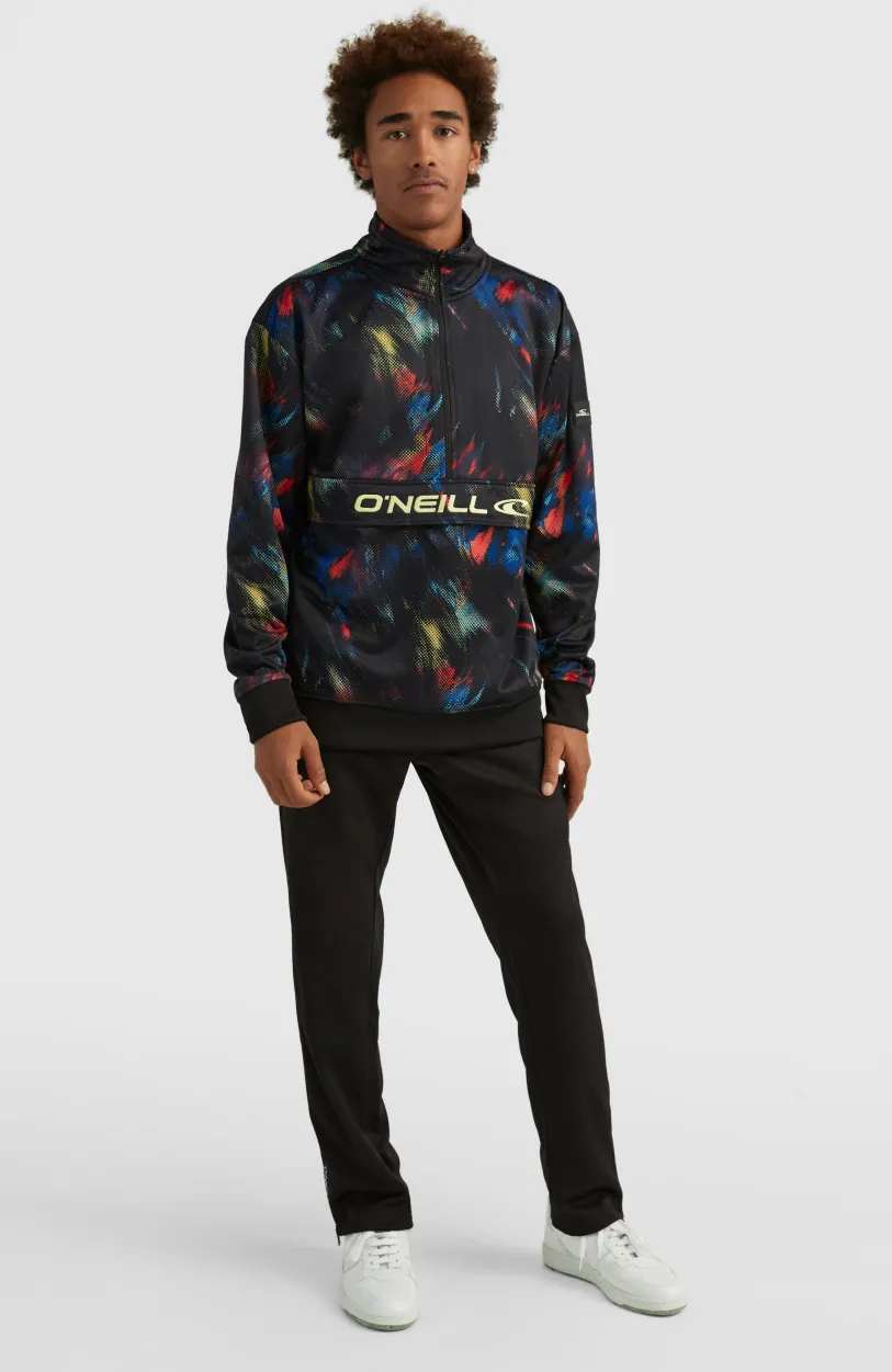 Discount O’Neill Rutile Solid Half Zip Anorak | Black Future Fade