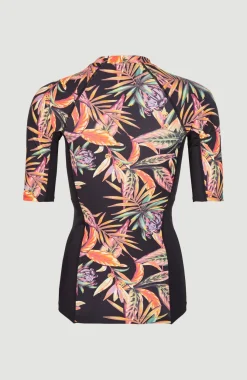 Online O’Neill Shirt Anglet Met Korte Mouwen En Beschermingsfactor UPF 50+ | Black Tropical Flower