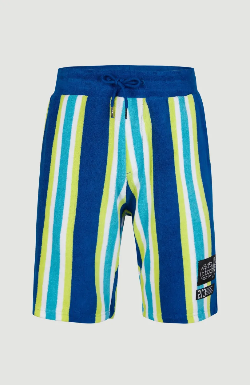 O’Neill Short Brights Terry | Blue Towel Stripe