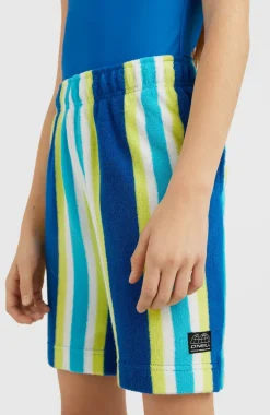 Clearance O’Neill Short Brights Terry | Blue Towel Stripe