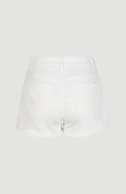Clearance O’Neill Short Essential Stretch Met Halfhoge Taille | Snow White
