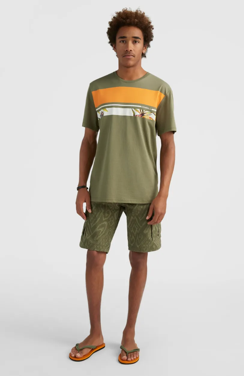 New O’Neill Short Park Cargo | Deep Lichen Magic Carpet