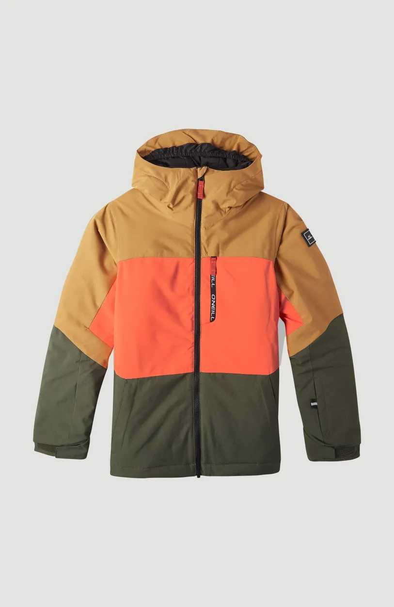 New O’Neill Ski Jas Carbonite | Rich Caramel Colour block