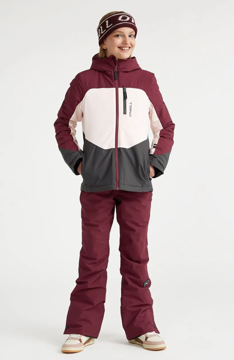 Clearance O’Neill Ski Jas Carbonite | Windsor Wine Colour Block